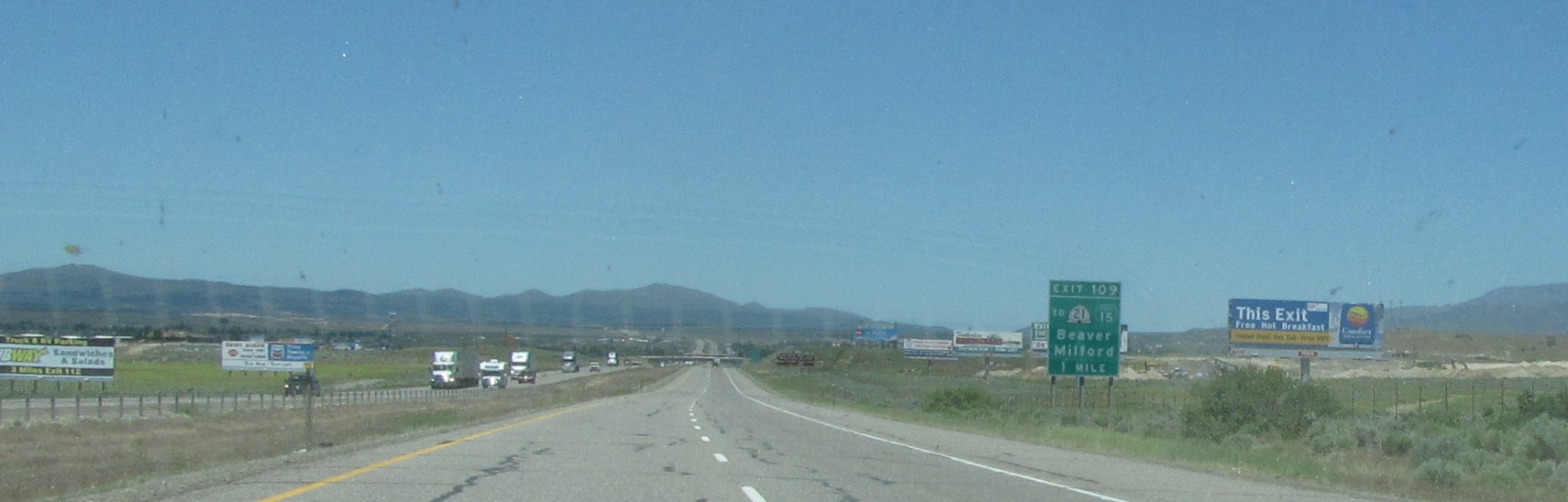Beaver, Utah freeway sign