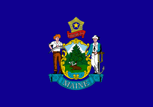 Maine State Flag